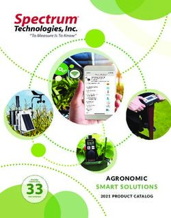 AGRONOMIC SMART SOLUTIONS - 2021 PRODUCT CATALOG - Spectrum Technologies