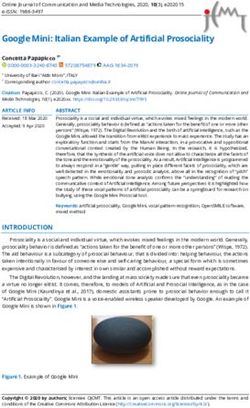 Google Mini: Italian Example of Artificial Prosociality - Online ...