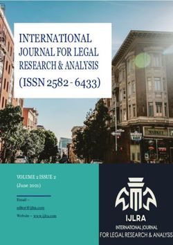 INTERNATIONAL JOURNAL FOR LEGAL RESEARCH & ANALYSIS (ISSN 2582 - 6433) - VOLUME 2 ISSUE 2 (June 2021) - international journal for legal research ...