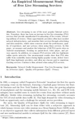 An Empirical Measurement Study of Free Live Streaming Services