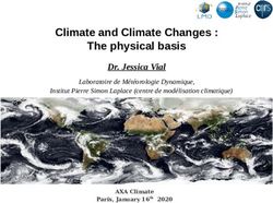 Climate and Climate Changes : The physical basis - Dr. Jessica Vial Laboratoire de Météorologie Dynamique