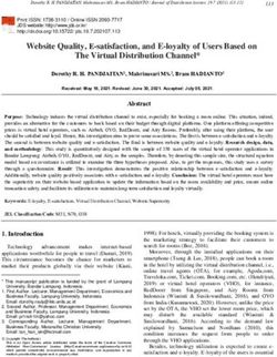 Website Quality, E-satisfaction, and E-loyalty of Users Based on