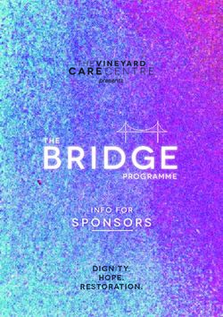 Bridge programme info for - Dignit y. hope. restoration - The Vineyard Church ...