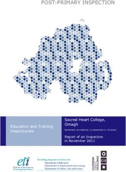 POST-PRIMARY INSPECTION - Sacred Heart College, Omagh Education and Training Inspectorate