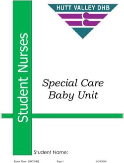 Special Care Baby Unit - Student Name: Hutt Valley District Health Board