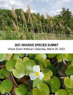 2021 INVASIVE SPECIES SUMMIT - Virtual Zoom Webinar | Saturday, March 20, 2021 - Oakland County CISMA