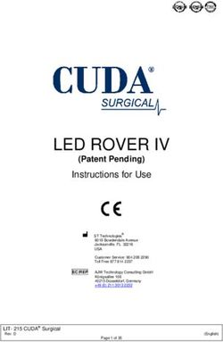 LED ROVER IV (Patent Pending) - Instructions for Use