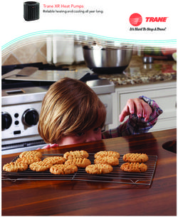 Trane XR Heat Pumps Reliable heating and cooling all year long.