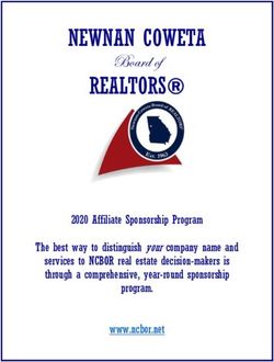 NEWNAN COWETA REALTORS - Board of - 2020 Affiliate Sponsorship Program The best way to distinguish your company name and - Newnan-Coweta Board of ...