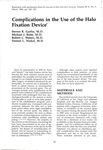 Complications in the Use of the Halo Fixation Device