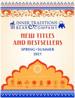 NEW TITLES AND BESTSELLERS - SPRING SUMMER 2021 Our Family of Imprints - Inner Traditions