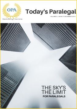 Today's Paralegal - FOR PARALEGALS - Ontario Paralegal Association