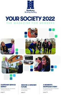 YOUR SOCIETY 2022 THE MAGAZINE FOR MEMBERS