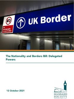 The Nationality and Borders Bill: Delegated Powers - 12 October 2021