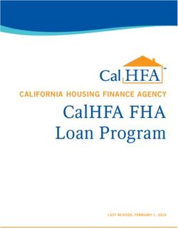 CalHFA FHA Loan Program - CALIFORNIA HOUSING FINANCE AGENCY - LAST REVISED: FEBRUARY 1, 2019 - CA.gov