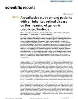 A qualitative study among patients with an inherited retinal disease on the meaning of genomic unsolicited findings