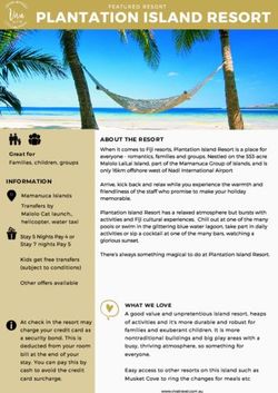 ABOUT THE RESORT INFORMATION - Viva Travel
