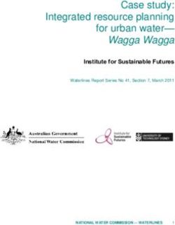 Case study: Integrated resource planning for urban water-Wagga Wagga - Institute for Sustainable Futures