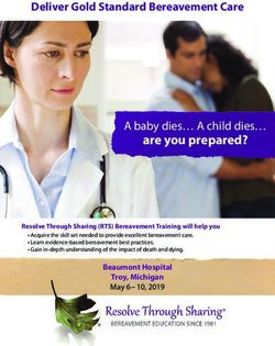 Are you prepared? - Deliver Gold Standard Bereavement Care - Gundersen Health System