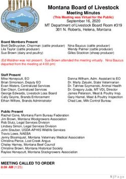 Montana Board of Livestock - Meeting Minutes