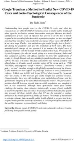 Google Trends as a Method to Predict New COVID-19 Cases and Socio-Psychological Consequences of the Pandemic