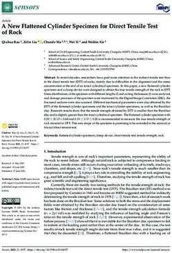 A New Flattened Cylinder Specimen for Direct Tensile Test of Rock - MDPI