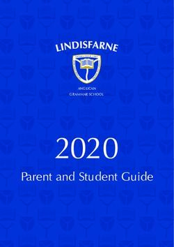 2020 Parent and Student Guide - Lindisfarne Anglican ...