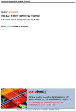 The 2021 battery technology roadmap - Journal of Physics D: Applied Physics - IOPscience