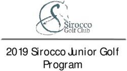 Lorem Ipsum Dolor 2019 Sirocco Junior Golf Program - Sirocco Golf Club