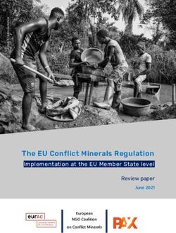 The EU Conflict Minerals Regulation - Implementation at the EU Member State level