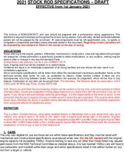 2021 STOCK ROD SPECIFICATIONS - DRAFT - EFFECTIVE from 1st January 2021 - Ringwood ...