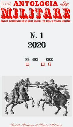 Storia militare moderna - Fascicolo 3. Giugno 2020 - Società Italiana di Storia Militare - NAM Nuova Antologia Militare