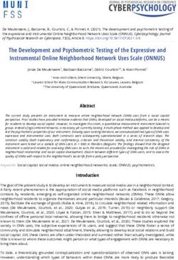 The Development and Psychometric Testing of the Expressive and Instrumental Online Neighborhood Network Uses Scale (ONNUS)