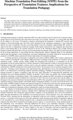 Machine Translation Post-Editing (MTPE) from the Perspective of Translation Trainees: Implications for Translation Pedagogy