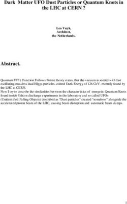 Dark Matter UFO Dust Particles or Quantum Knots in the LHC at CERN ?