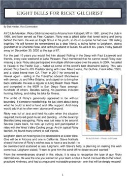 EIGHT BELLS FOR RICKY GILCHRIST - Arizona Yacht Club