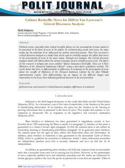 Cabinet Reshuffle News for 2020 in Van Leeweun's Critical Discourse Analysis