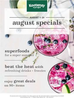 August specials - Kootenay Co-op
