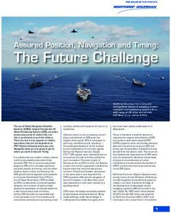 The Future Challenge Assured Position, Navigation and Timing: Northrop Grumman ...