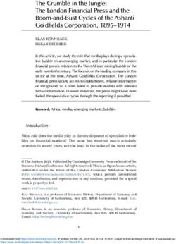 The Crumble in the Jungle: The London Financial Press and the Boom-and-Bust Cycles of the Ashanti Goldfields Corporation, 1895-1914