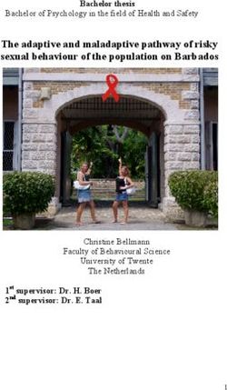 The adaptive and maladaptive pathway of risky sexual behaviour of the population on Barbados