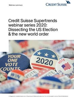 Credit Suisse Supertrends webinar series 2020: Dissecting the US Election & the new world order