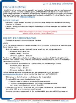 2014-15 Insurance Information