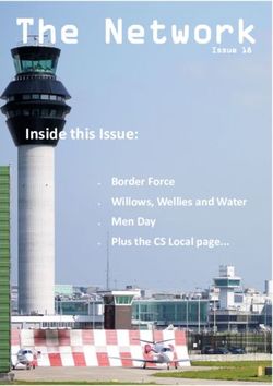 The Network Inside this Issue: Border Force Willows, Wellies and Water Men Day - Civil Service Local