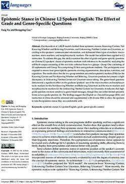 Epistemic Stance in Chinese L2 Spoken English: The Effect of Grade and Genre-Specific Questions - MDPI