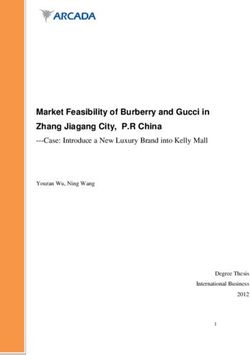 Market Feasibility of Burberry and Gucci in Zhang Jiagang City, P.R China-Case: Introduce a New Luxury Brand into Kelly Mall