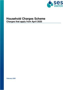 Household Charges Scheme - Charges that apply from April 2020 - SES Water