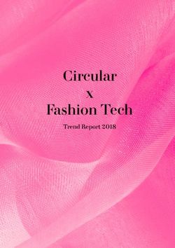 Circular x Fashion Tech - Trend Report 2018