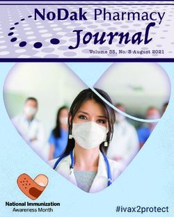 Volume 35, No. 3 August 2021 - North Dakota Pharmacists Association