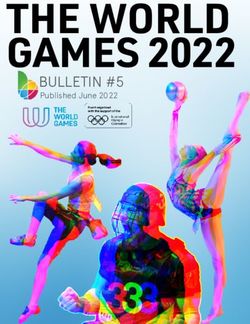 GAMES 2022 BULLETIN #5 - Published June 2022 - The World Games